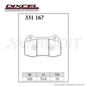 Honda Civic FD2R Type R / Integra DC5 (Brembo) - Dixcel ES Brake Pad 331167 (Front Set)