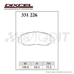 Honda Civic FD 1.8 2.0 / Stream RN1 RN2 RN3 RN4 RN5 - Dixcel ES Brake Pad 331226 (Front Set)